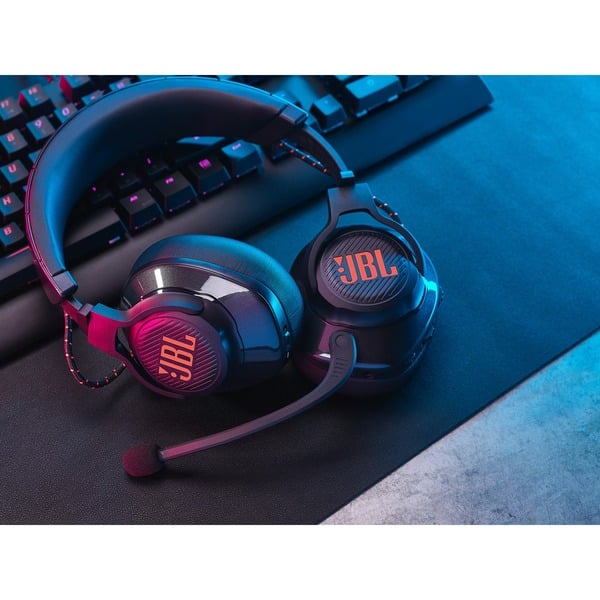 JBL Quantum 600 draadloos RGB gaming headset Zwart, Pc, Mac