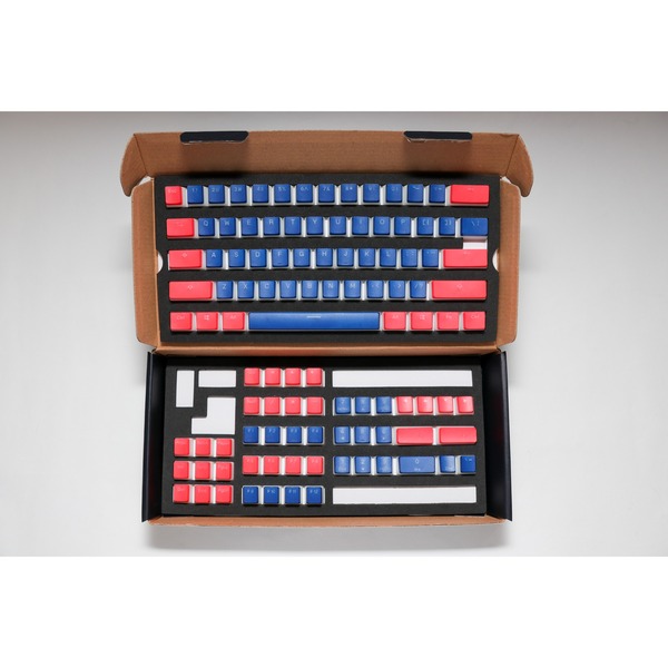 Ducky Pudding Keycap set Classic Blue Alpha keycaps PBT, US Layout