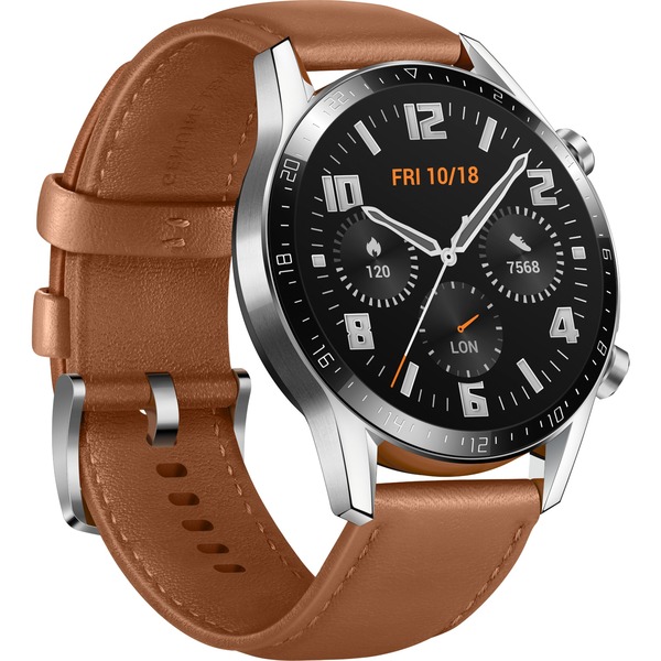 Huawei Watch GT 2 Classic smartwatch Zilver, 46 mm