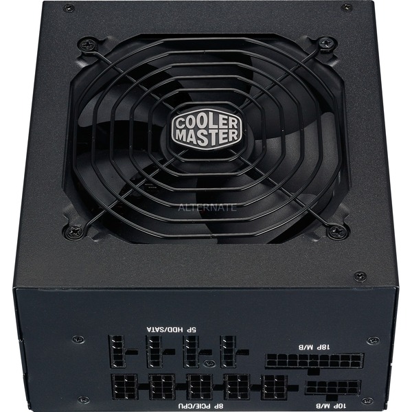 Cooler Master MWE Gold 850 - V2 (Full Modular), 850 Watt voeding Zwart ...