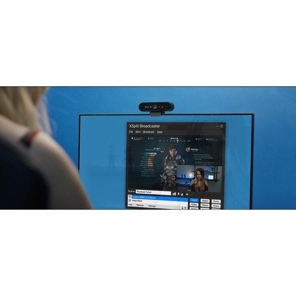 Logitech BRIO STREAM webcam Zwart