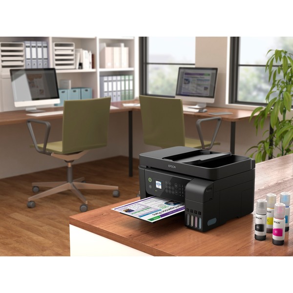 Epson EcoTank ET-4700 all-in-one printer Zwart, Printen, Scannen, Kopiëren, Faxen, (W)LAN