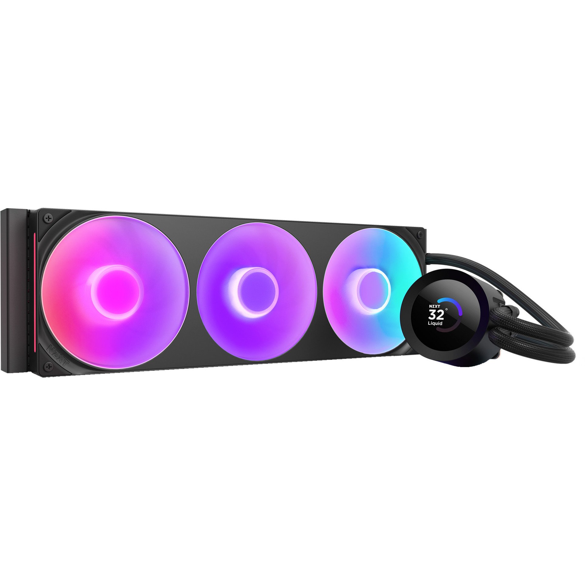 NZXT Kraken Plus 360 RGB waterkoeling Zwart