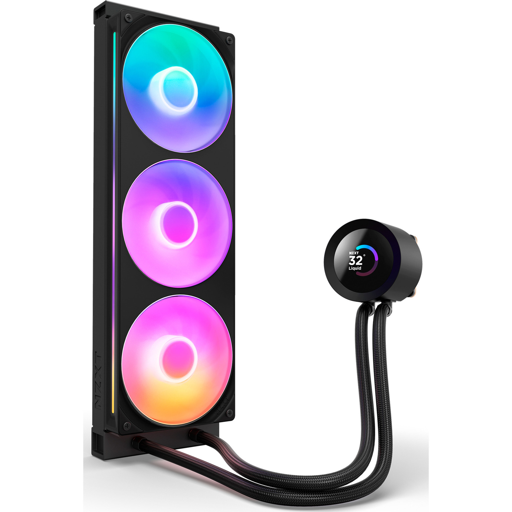 NZXT Kraken Plus 360 RGB waterkoeling Zwart