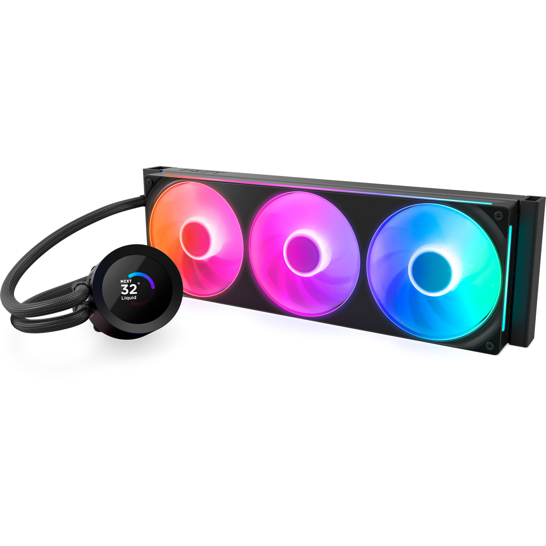 NZXT Kraken Plus 360 RGB waterkoeling Zwart