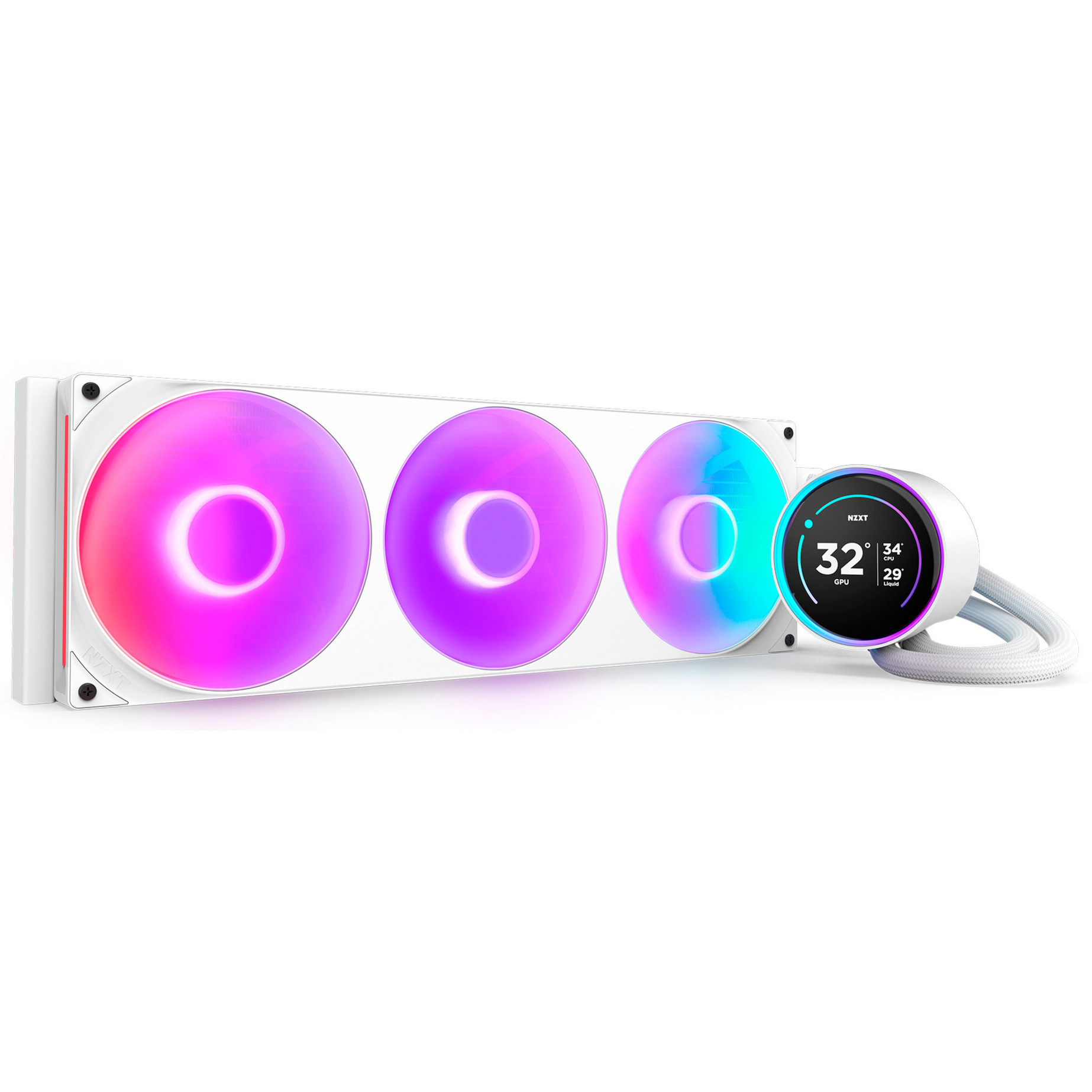NZXT Kraken Elite 420 RGB waterkoeling Wit