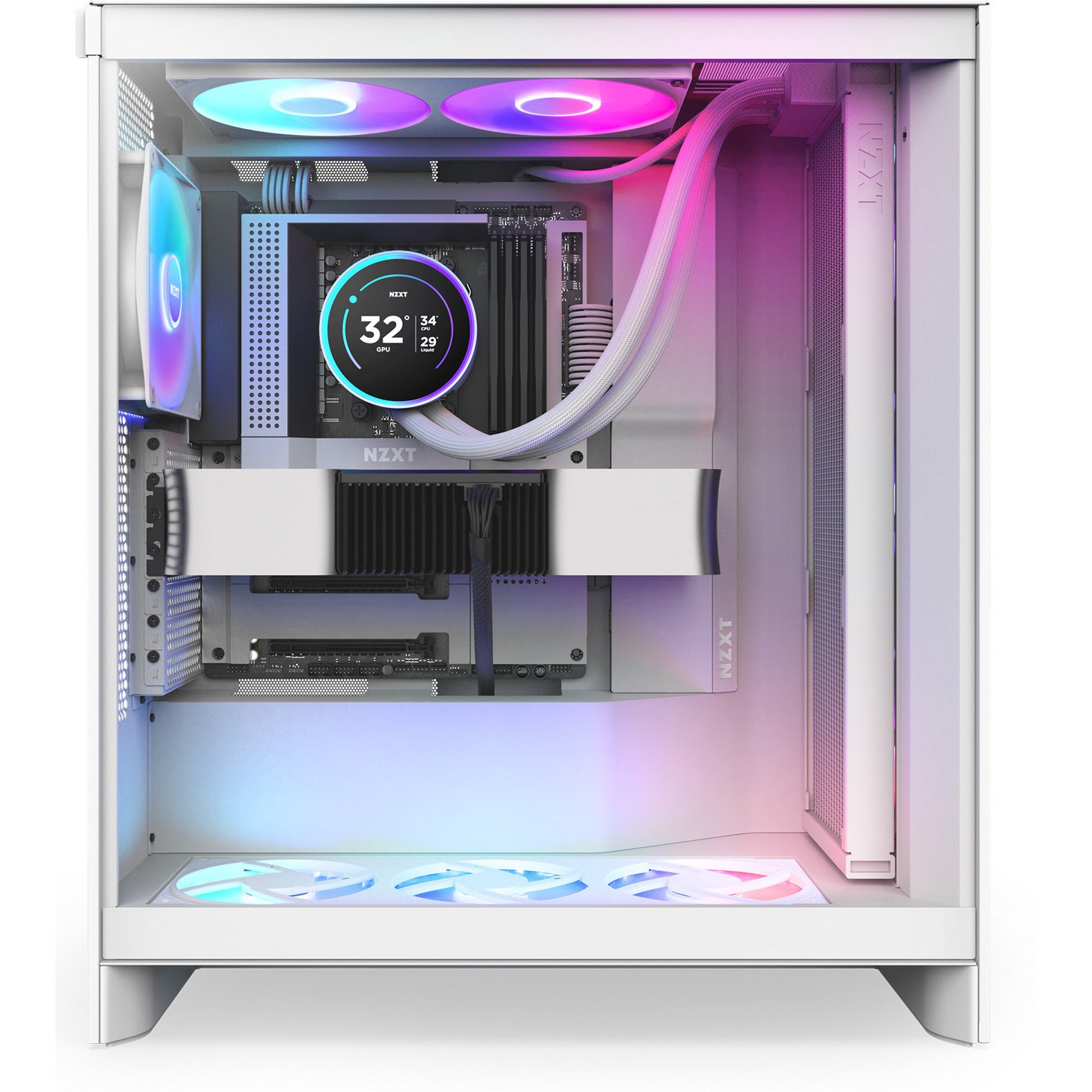 NZXT Kraken Elite 420 RGB waterkoeling Wit