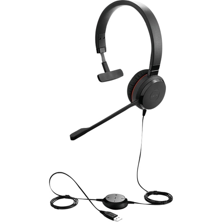 Jabra EVOLVE 30 II UC Mono on-ear headset Zwart