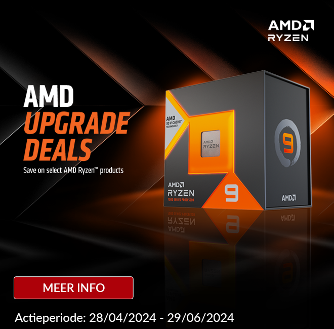 AMD Upgrade deals Actiebanner Nieuw