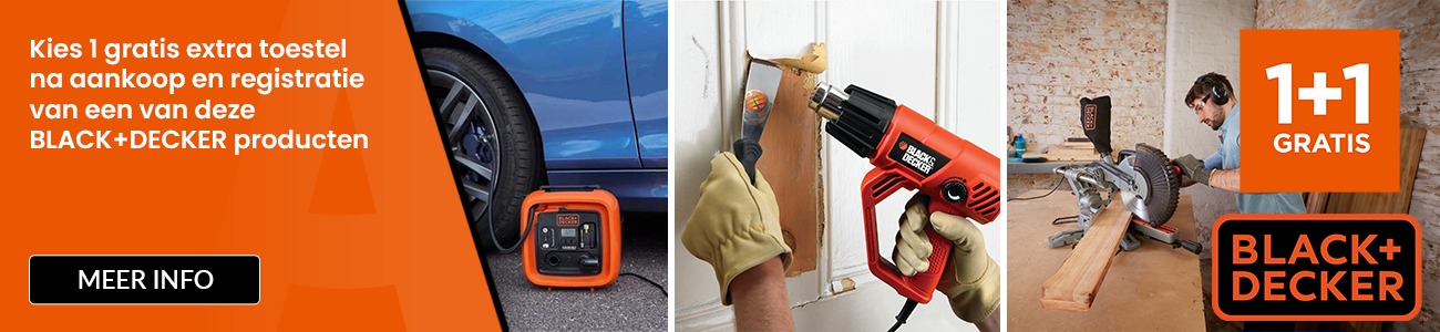 BLACK+DECKER 1+1 gratis