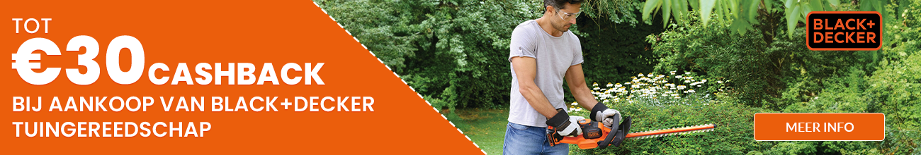 Black+DECKER 30 euro CASHBACK