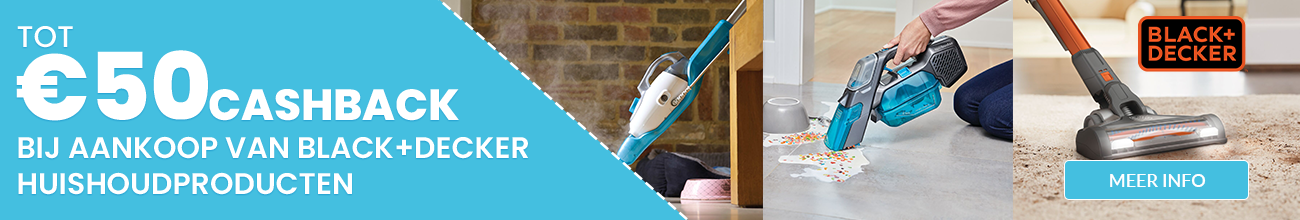 Black+DECKER 50 euro CASHBACK