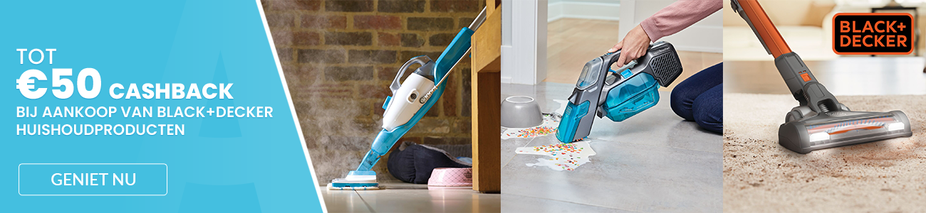 Black+DECKER 50 euro CASHBACK