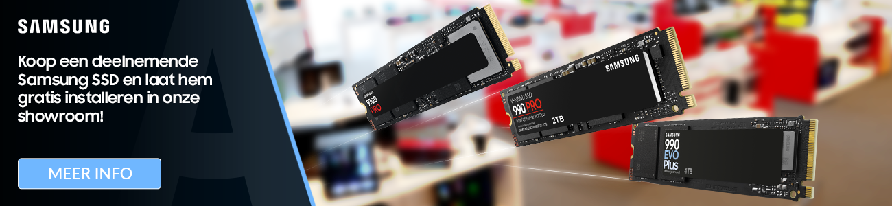 Samsung SSD gratis installatie
