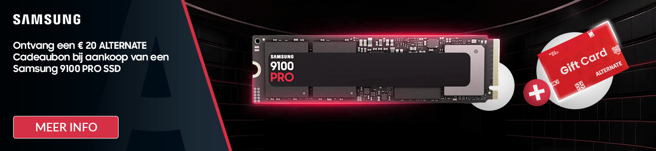 Samsung 9100 PRO SSD + € 20 ALTERNATE Cadeaubon