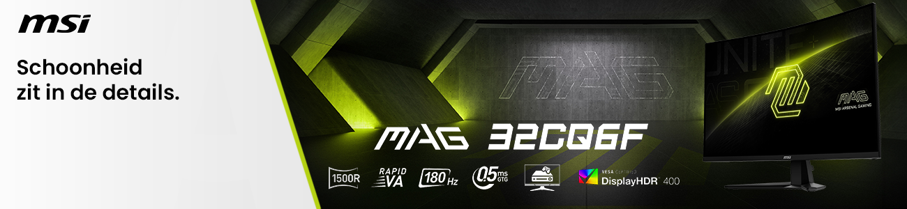 MSI MAG 32CQ6F 31.5" curved gaming monitor
