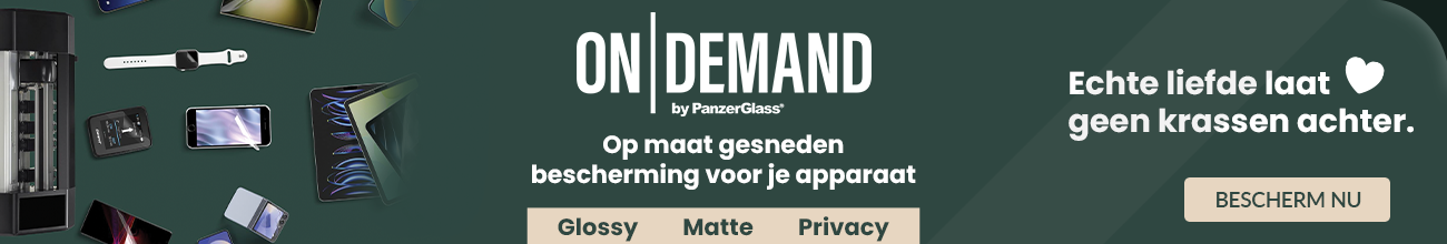 PanzerGlass on demand bescherming
