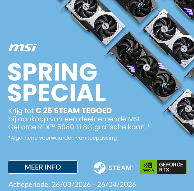 MSI Steam GPU voorjaarspromotie