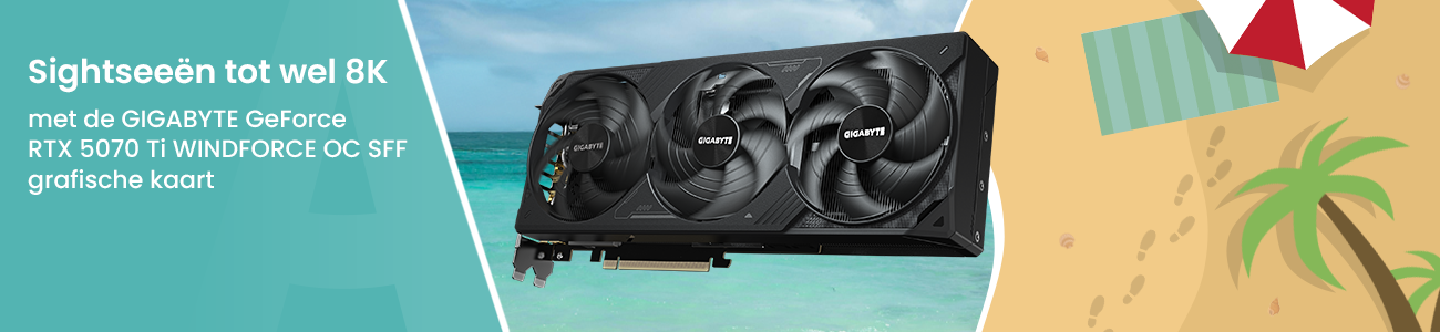 GIGABYTE GeForce RTX 5070 Ti WINDFORCE OC SFF 16G grafische kaart
