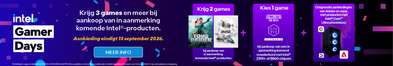 Intel krijg 3 extra bundels