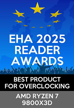 Winnaar van een European Hardware Reader Award 2025