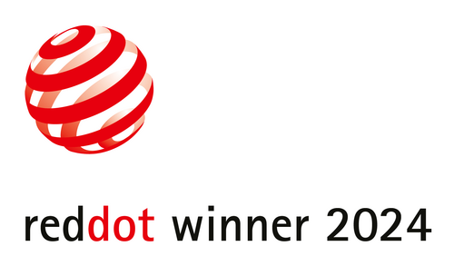 Winnaar van een Red Dot Design Award 2024.