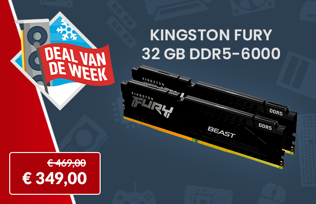 Deal van de week - Kingston FURY 32 GB DDR5-6000